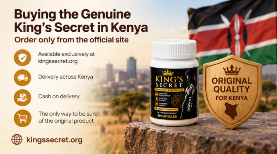 King's Secret — genuine pack ordered in Kenya